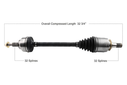 Trakmotive CH-8322 CV Axle Shaft