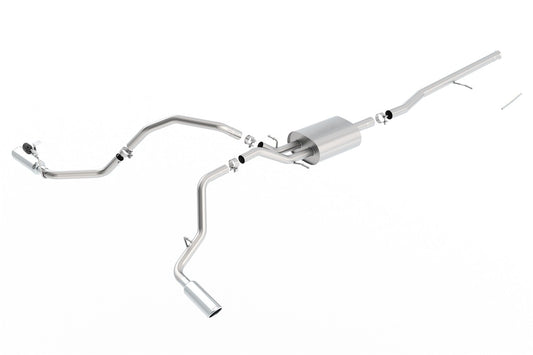 BORLA 140546 BORLA 140546 Cat-Back Sys. for '14-'18 Chevrolet Silv. 1500/ GMC Sierra 1500/2019 Silv. 1500 LD/Sierra 1500 LD ONLY 5.3L V8 AT/MT 2&4WD Ext. Cab (6' 7") Bed 143.5" WB/Crew Cab (5' 9") Bed 143.5" WB