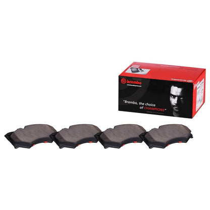 BREMBO P49062N Brembo P49062N Premium Ceramic Rear Disc Brake Pad Set MAZDA OE# TKY82648ZA