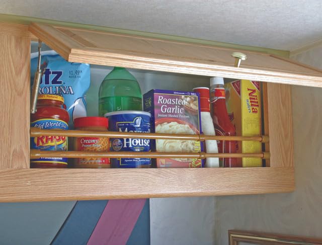 CAMCO 43823 Camco 43823 Oak Refrigerator Bar - 3 pack