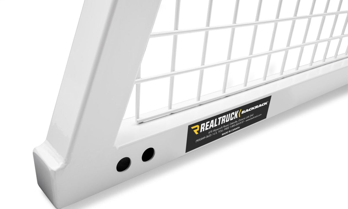 BACKRACK 10900W BACKRACK RealTruck Safety Rack Frame Only, White | 10900W | Fits 2004-2025 Ford F-150; 2008-2019 & 2022-2025 Toyota Tundra; 2019-2025 Chevrolet/GMC Silverado/Sierra 1500 & Others