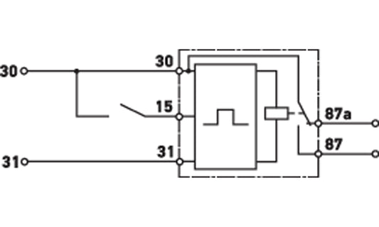 HELLA 996152131 12V Delay-On-Release, Time Delay Relay