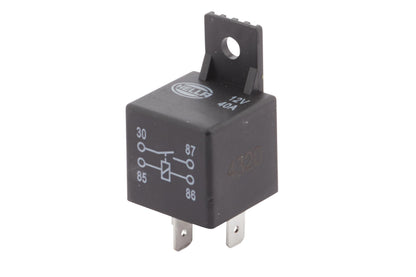 Hella 965400071 12V, 4 Pin, Mini ISO Relay with Bracket