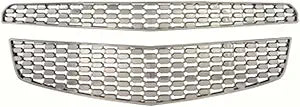 Coast To Coast International Chrome Grille Overlay, Compatible with Chevrolet Equinox 2010-2011, IWCGI82