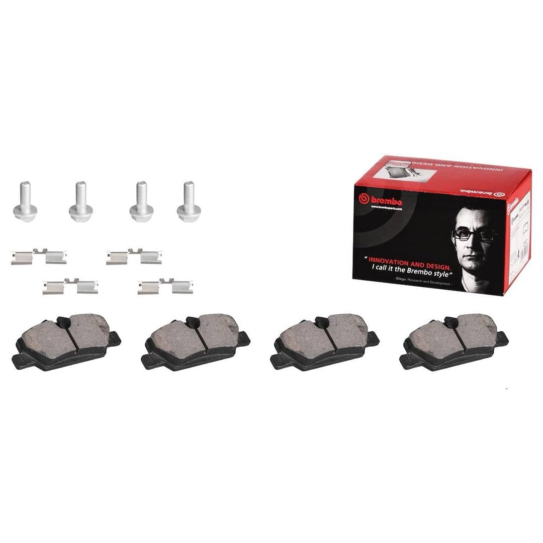 BREMBO P06090N Brembo P06090N Premium Ceramic Rear Disc Brake Pad Set MINI OE# 34216871299