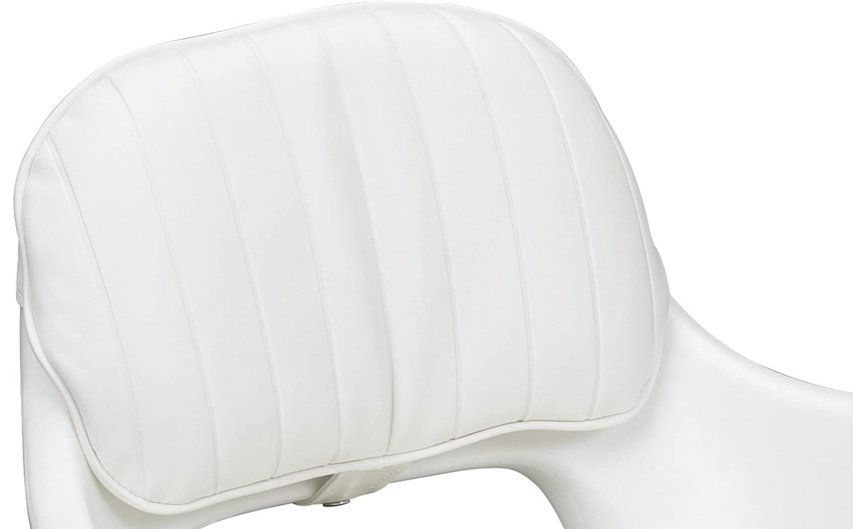 MOELLER ST2000-HD Moeller Marine Moeller ST2000-HD, Boat Helm Seat and Cushion, Includes Mounting Plate , White , 24.5" x 20" x 16"
