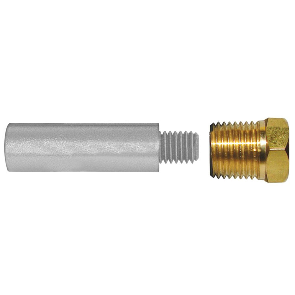 Tecnoseal TEC-E3-C Tecnoseal E3 Pencil Zinc w/Brass Cap