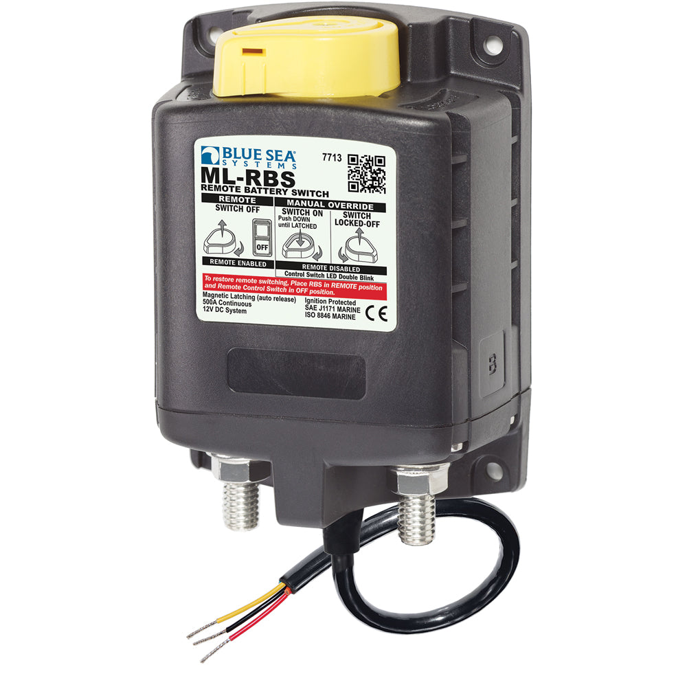 Blue Sea Systems 7713 Blue Sea 7713 ML-RBS Remote Battery Switch w/Manual Control Release - 12V