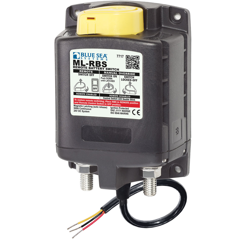 Blue Sea Systems 7717 Blue Sea 7717 ML-RBS Remote Battery Switch w/Manual Control Auto-Release - 24V