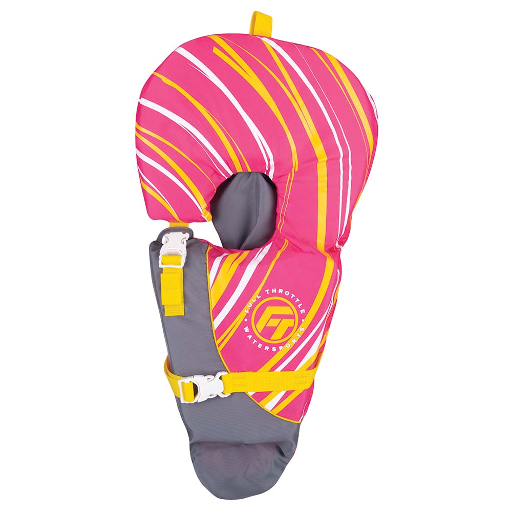 Full Throttle 104000-105-000-15 Full Throttle Baby-Safe Life Vest - Infant to 30lbs - Pink