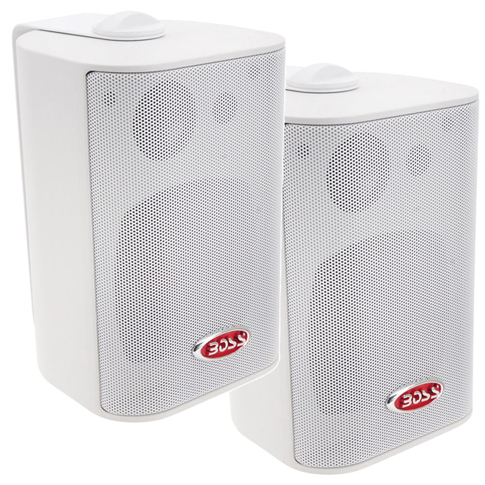 Boss Audio MR4.3W Boss Audio 4" MR4.3W Box Speakers - White - 200W