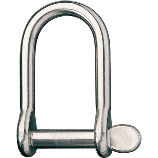 Ronstan RF1853 Ronstan Wide Dee Shackle - 1/4"Pin - 1-17/32"L x 1-7/32"W
