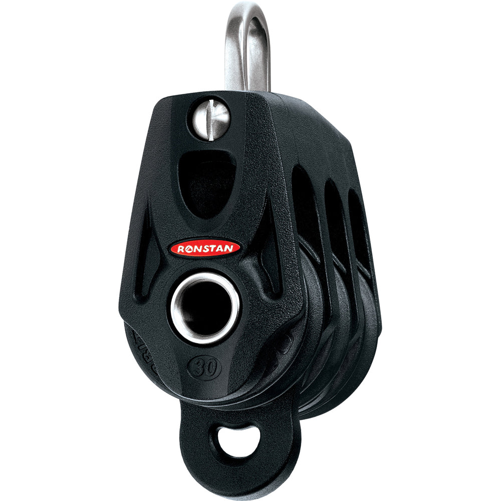 Ronstan RF35312 Ronstan Series 30 Ball Bearing Orbit Block - Triple - Becket