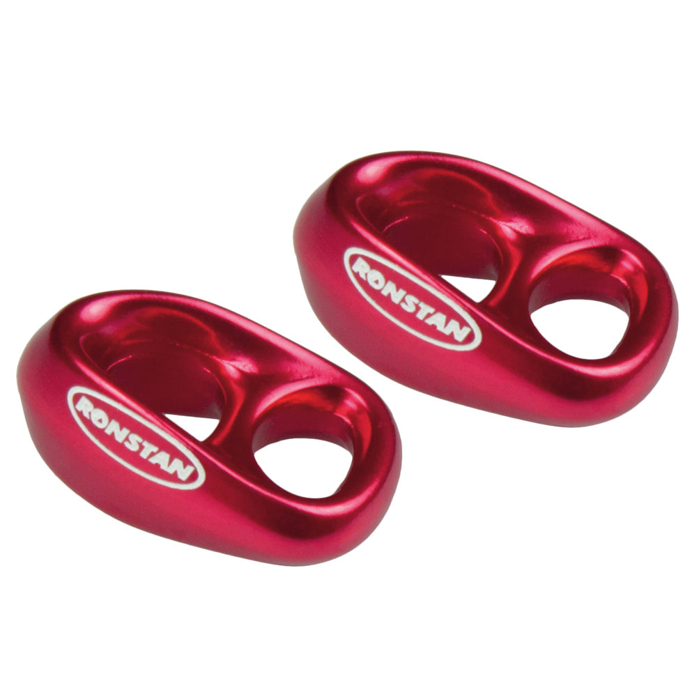 Ronstan RF8080R-2 Ronstan Shock - 3/16" Line - 1/4" Webbing - Red - Pair