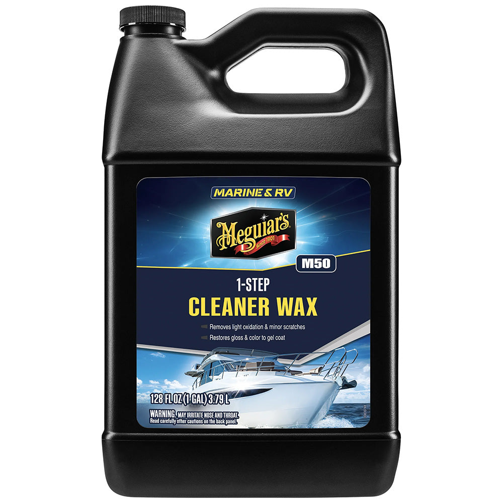 Meguiar's M5001 Meguiar's #50 Boat/RV Cleaner Wax - Liquid 1 Gallon