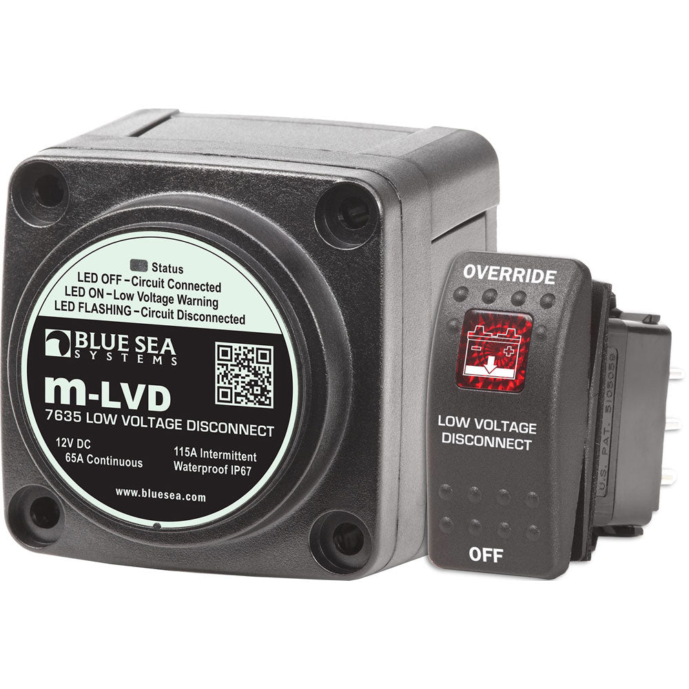 Blue Sea Systems 7635 Blue Sea 7635 m-LVD Low Voltage Disconnect