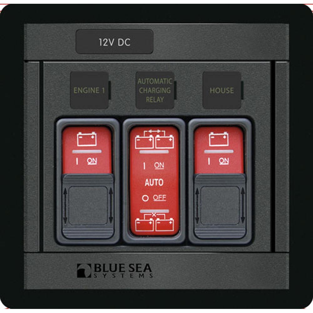 Blue Sea Systems 1147 Blue Sea 1147 Remote Control Panel w/(2)2145 & (1)2146 Remote Control Contura Switch