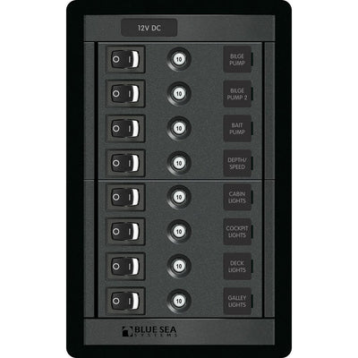 Blue Sea 1457 8 Position Switch CLB Vertical