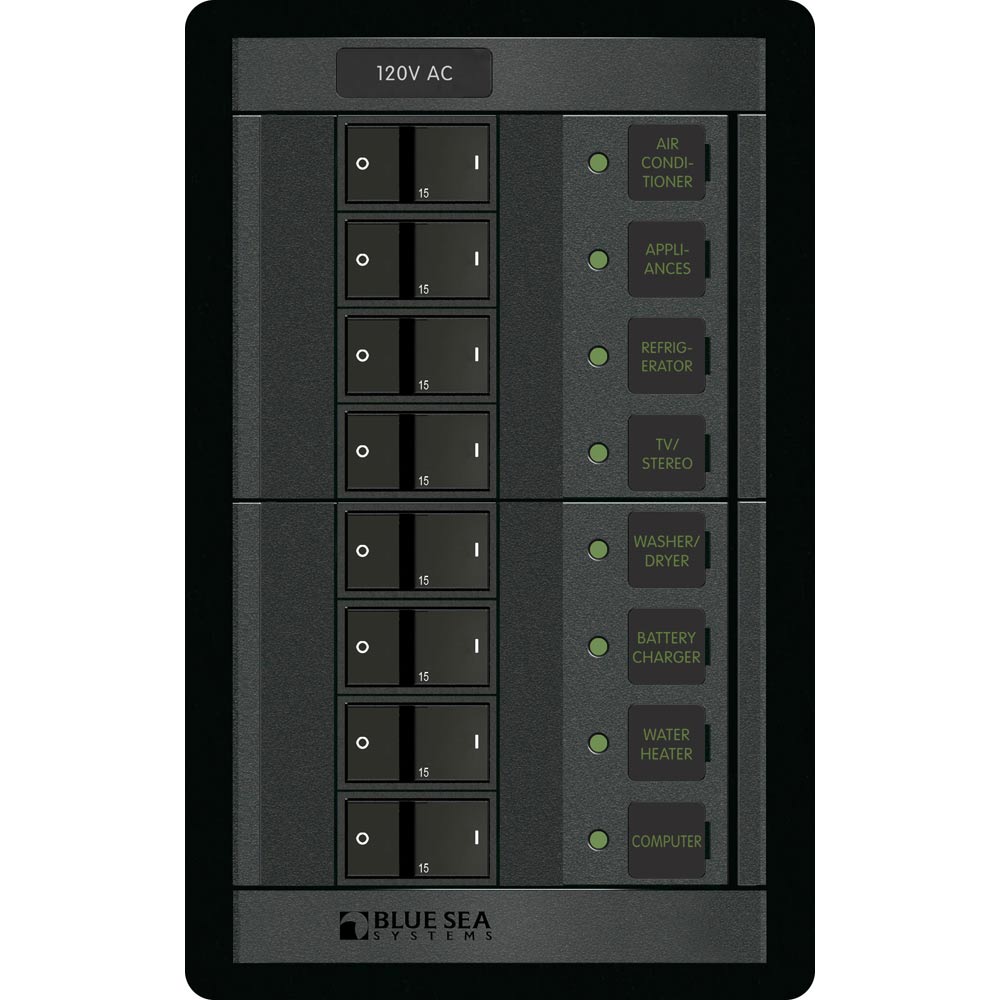 Blue Sea Systems 1228 Blue Sea 1228 120V AC 8 Position