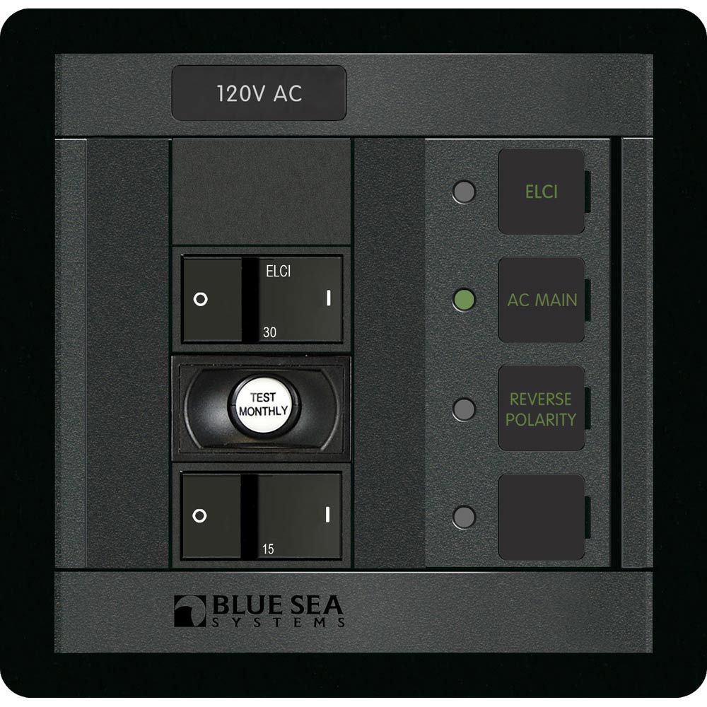 Blue Sea Systems 1190 Blue Sea 1190 ELCI Main 30A Double Pole + 1 Position