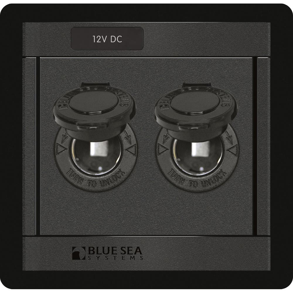 Blue Sea Systems 1472 Blue Sea 1472 DC 12V Socket Panel