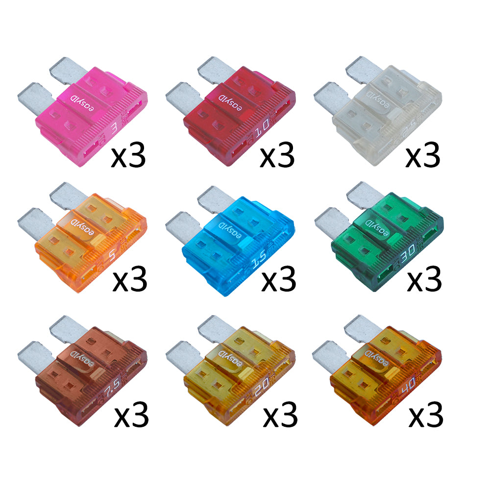 Blue Sea Systems 5290 Blue Sea 5290 easyID Fuse Kit