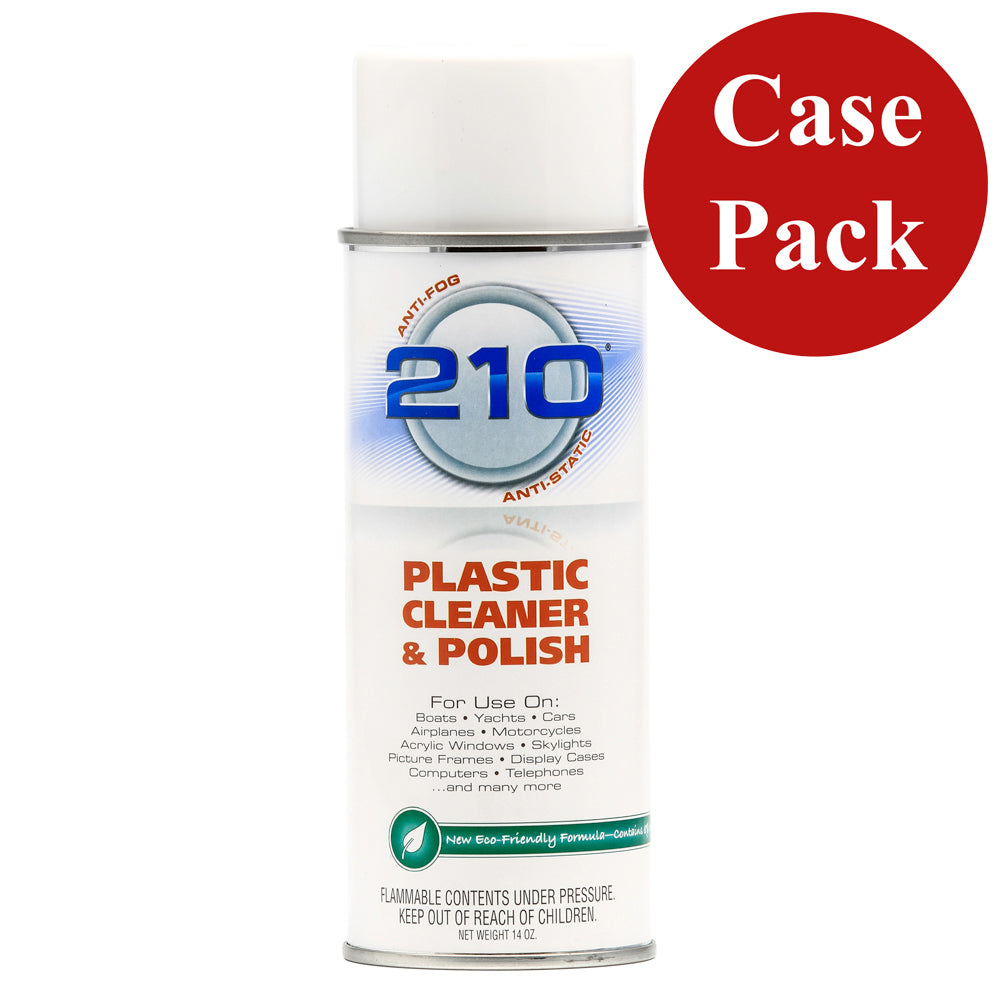 Camco 40934CASE Camco 210 Plastic Cleaner Polish - 14oz Spray - Case of 12
