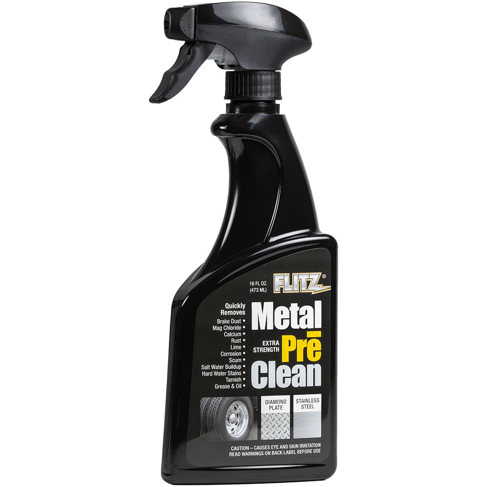 Flitz AL 01706 Flitz Metal Pre-Clean - All Metals Icluding Stainless Steel - 16oz Spray Bottle