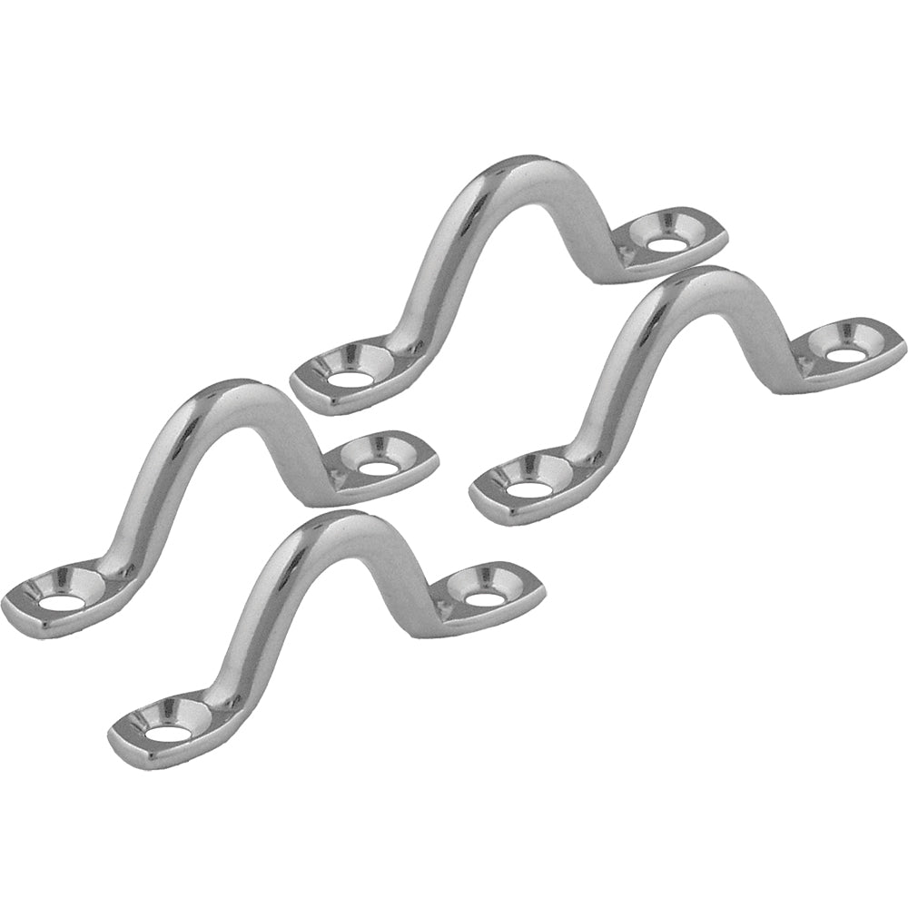 TACO Marine F16-1200-2 Taco Stamped Stainless Steel Eye Straps (4 Pack)