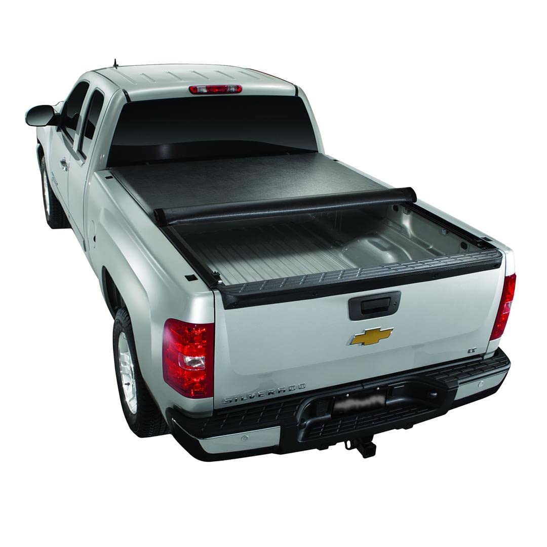 TRAILFX TFX1211 TrailFX TFX1211 Soft Roll-Up Tonneau Cover Fits for 2015-2022 Chevy Colorado and GMC Canyon Lockable, Black Vinyl with Aluminum Rails, Low Profile, Hook and Loop Installation