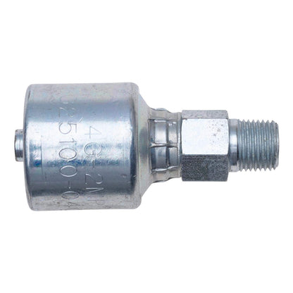 Gates G25100-1008 Male Pipe (Nptf 30 Cone Seat) (Mega Crimp