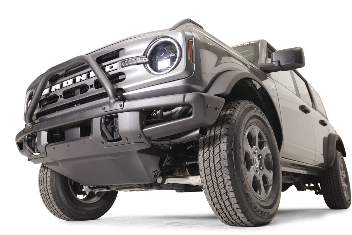 FAB FOURS FB21-Z5250-1 FAB FOURS 21+ Bronco Skid Plate, Black (FB21-Z5250-1)