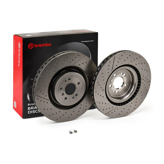 BREMBO 09B80511C02 BREMBO 09.B805.11 Disc Brake Discs (x2)