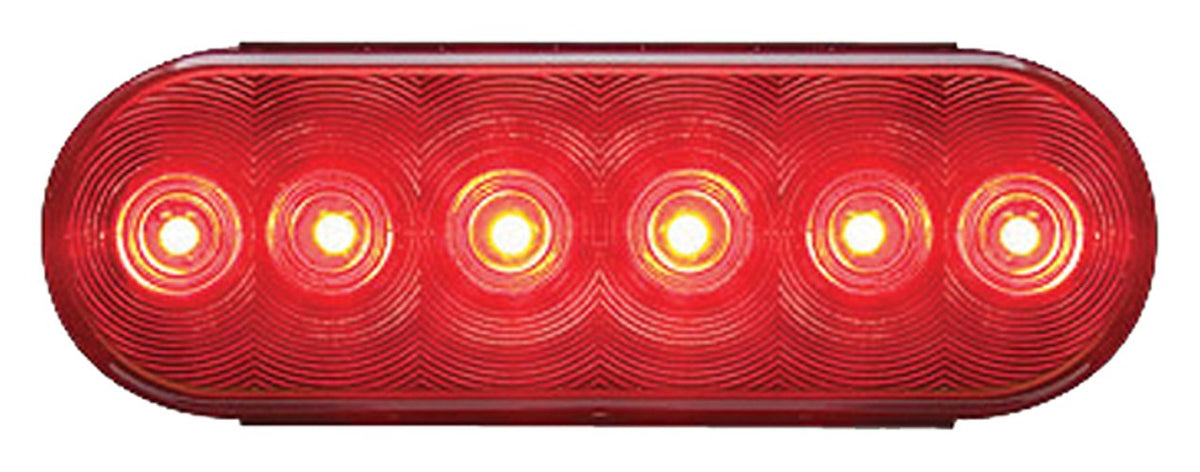 OPTRONICS TLL12RK Optronics TLL12RK 6" Oval Sealed LED Tail Light Kit, Red