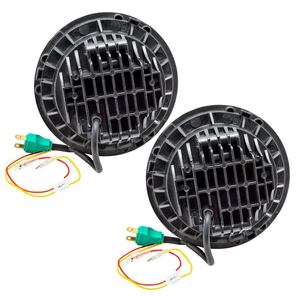 Oracle 5769-334 ORACLE 7" High Powered LED Headlights - Black Bezel 5769-334