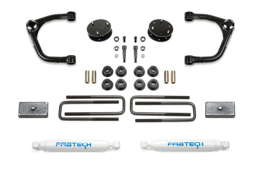 FABTECH K1129 Fabtech K1129 Uniball Lift System w/Shocks 3.5 In. Lift Rear Incl. Performance Shocks Uniball Lift System w/Shocks