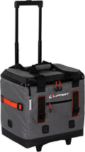 Lippert Adventure Pro 40-Can Soft Insulated Wheeled Cooler Bag, Up to 30 lbs. of Ice, 37 Quarts of Water, 14" x 17" x 19" Wide Mouth Opening, Adjustable Handle - 2021099917