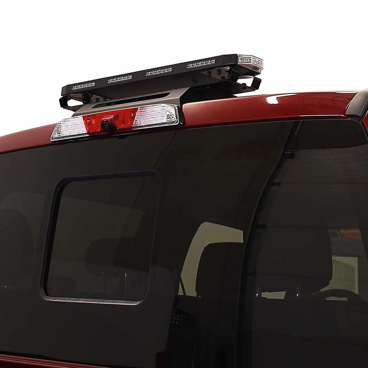 Putco 950248 Putco Tri-Hornet LED Stealth Rooftop Strobe Light Bar (Amber, White & Blue), 48" Tri Color Strobe Light