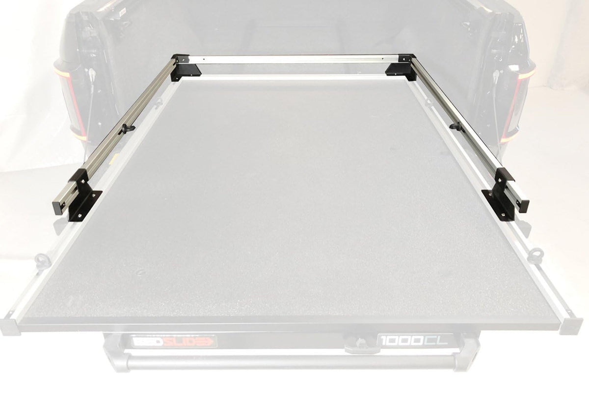 Bedslide 10-6347-CLS Bedslide 1000 Classic Sliding Truck Bed Organizer, 63 x 47-Inch, Capacity 1000 lbs, Truck Bed Storage Drawer, Silver