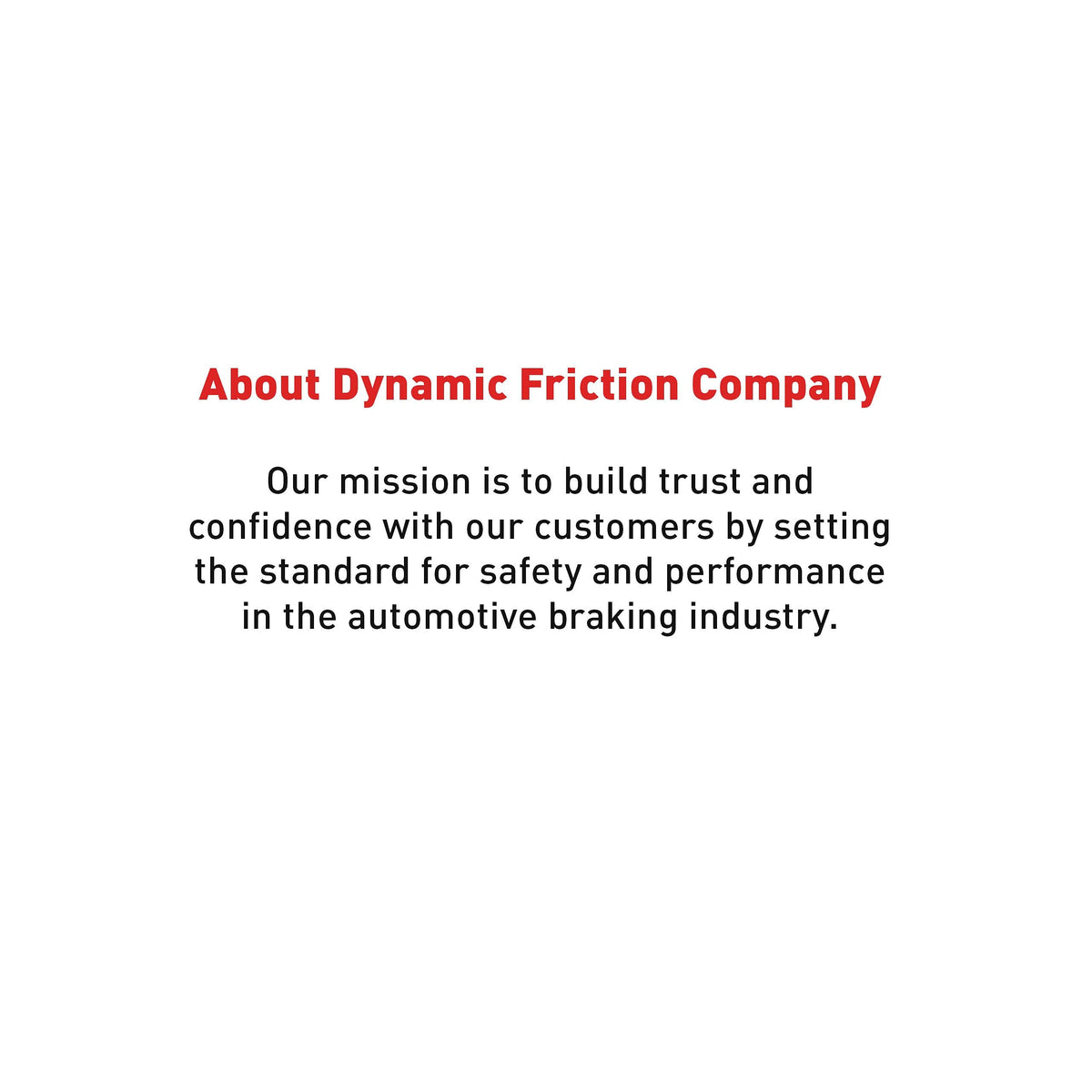 Dynamic Friction 350-47021 DFC Front or Rear Brake Hose