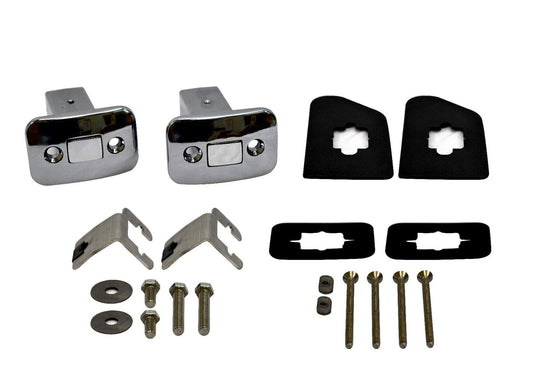PUTCO 99915 Putco Chrome Push-Up Tie Downs - Rear Pair - 19-25 Chevy Silverado & GMC Sierra 1500 & 20-25 Silverado & Sierra 2500 3500