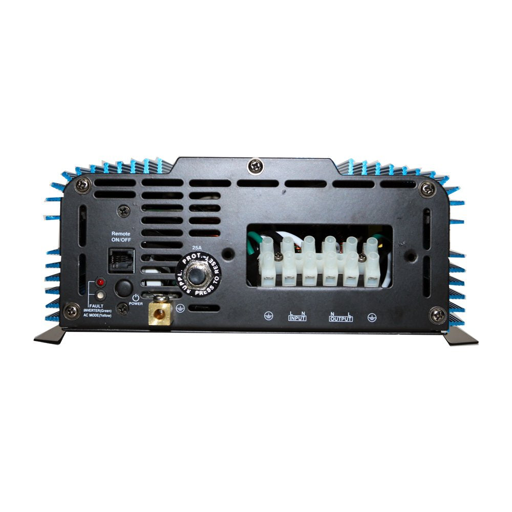 AIMS POWER PWRIX2000SUL AIMS 2000W 12V Pure Sine Inverter 120V with Transfer Switch USB ETL