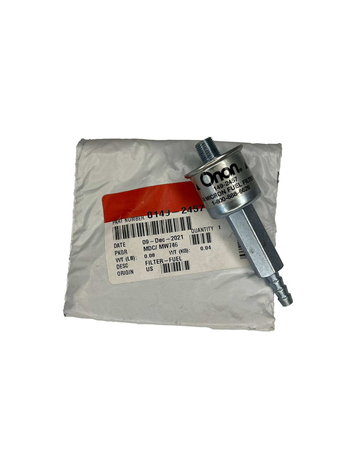 CUMMINS NW 149-2457 CUMMINS NW Cummins 1492457 Onan Fuel Filter
