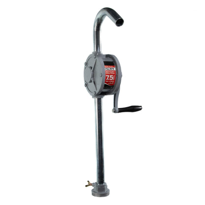 FILL RITE SD62 Fill-Rite SD62 Hand Fuel Transfer Pump, 7.5 Gallons per 100 Revolutions, 3/4" NPT Ports, 2" Bung Mount, Cast Iron Manual Pump with Aluminum Spout & Steel Suction Pipe