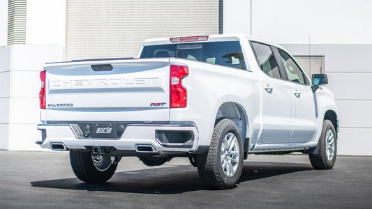 BORLA 140993 Borla 2024 Chevy Silverado 1500 6.2L V8 S-Type Catback Exhaust with Simulator (Fact. Fascia Tips)