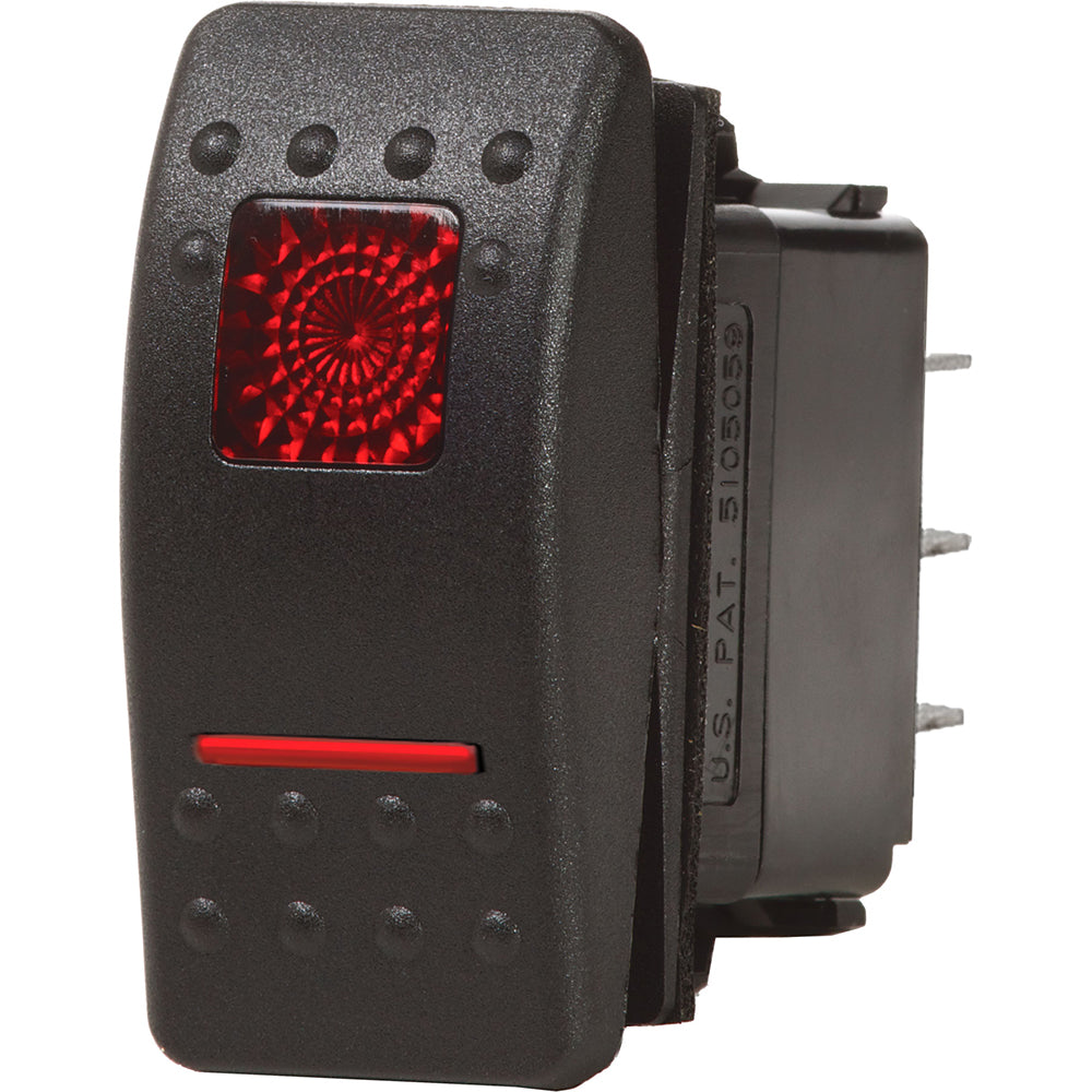 Blue Sea Systems 7931 Blue Sea 7931 Contura II Switch SPDT Black - ON-OFF-ON
