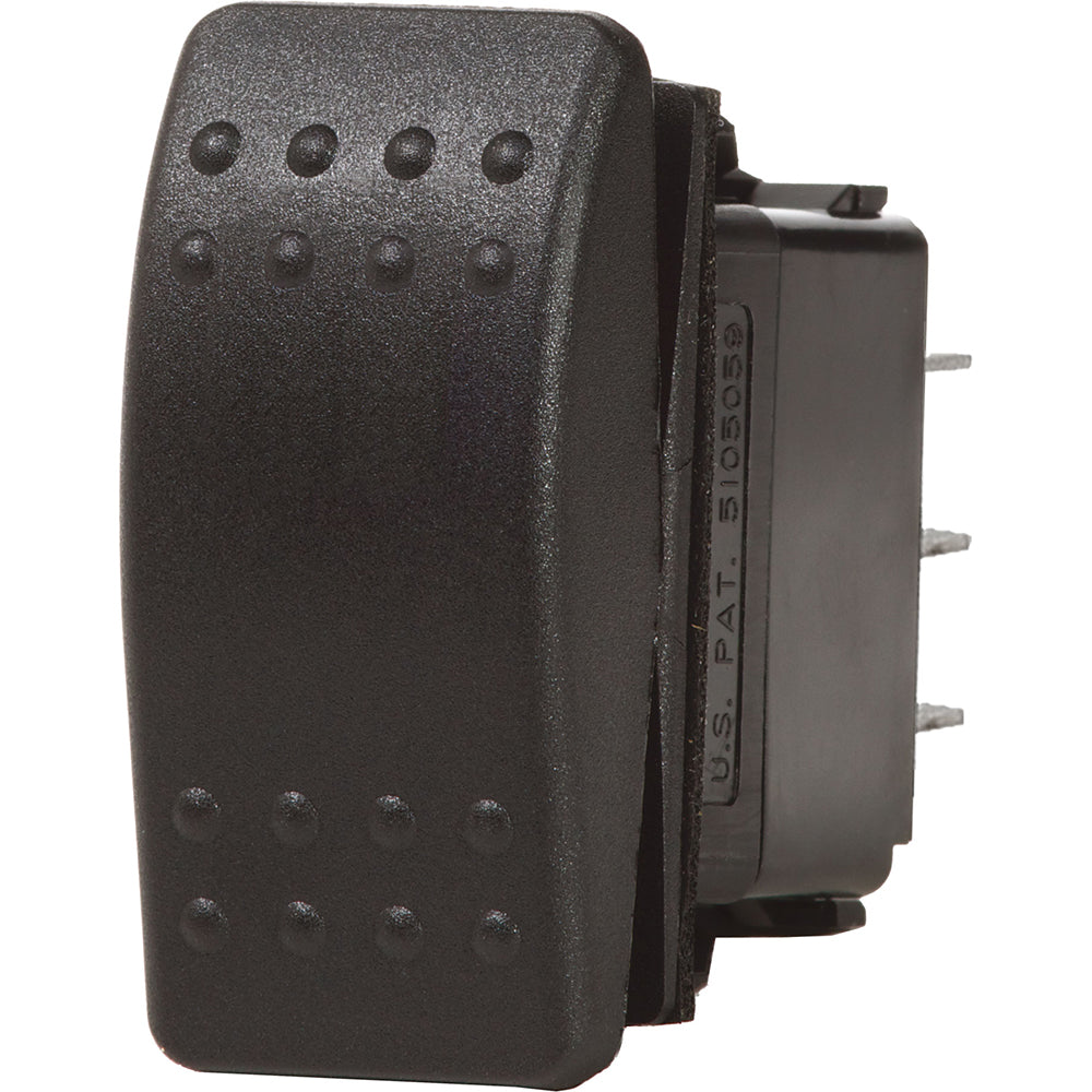 Blue Sea Systems 7935 Blue Sea 7935 Contura II Switch DPST Black - OFF-(ON)