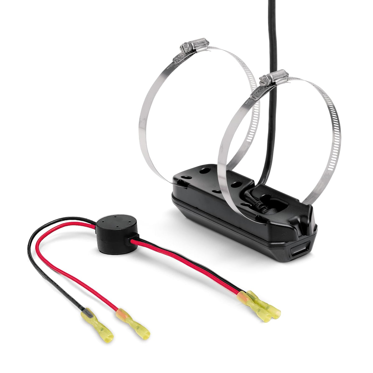 HUMMINBIRD 710291-1 Humminbird Trolling Motor Temperature Transducer for SOLIX with MEGA Down Imaging+ and Dual Spectrum Chirp Sonar – XTM 14 HW MDI T