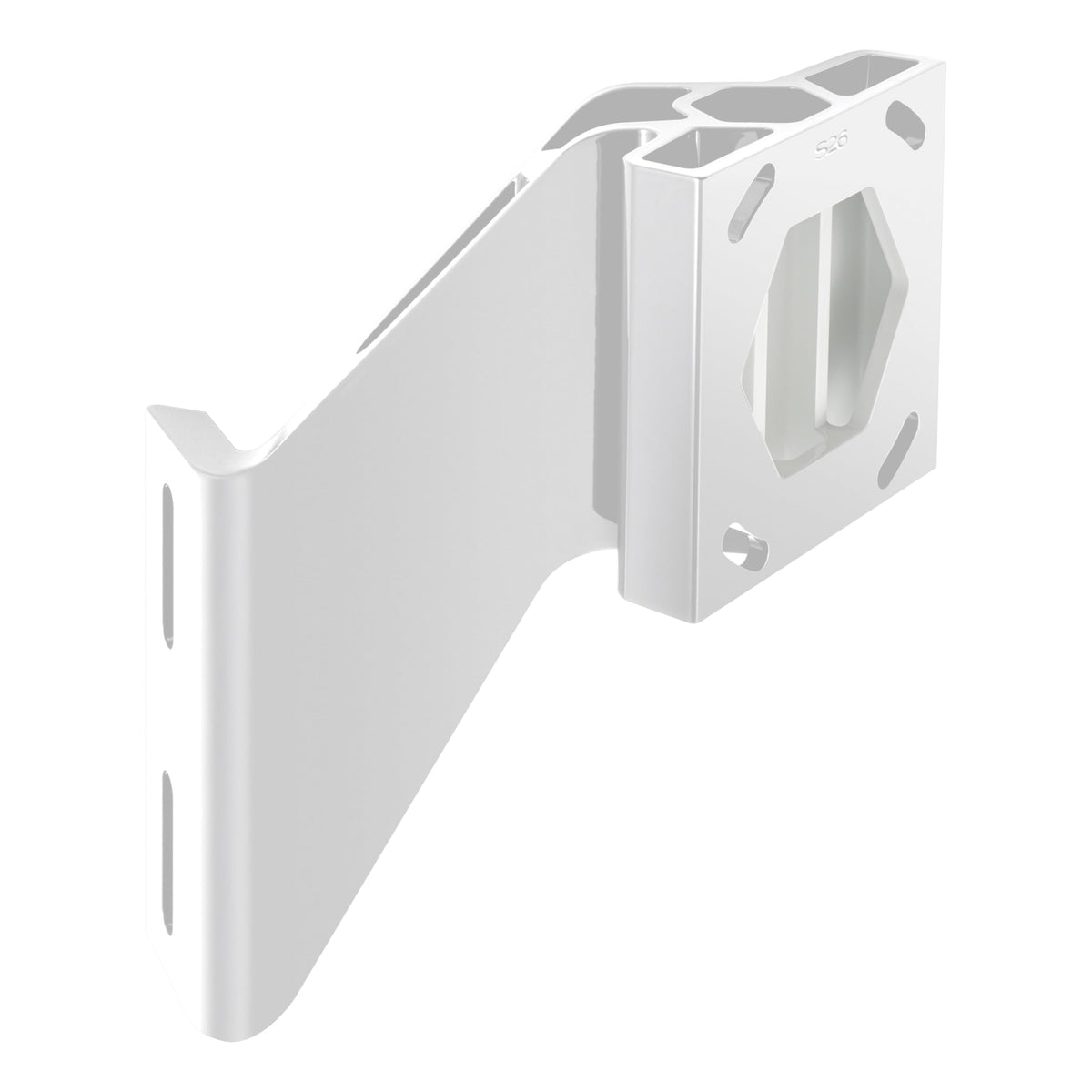 MINN KOTA 1810367 Minn Kota Jack Plate Adapter Bracket for Raptor – Starboard, 2" Setback, 6" Rise, White