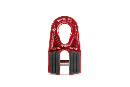 FACTOR 55 00080-01 Factor 55 Flatlink E Closed Winch System, Compatible with All Roller Fairlead License Plate Brackets - Red